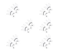 Tofficu 12pcs Halloween Bone Necklace Unique Plastic Skeleton Pendants with Chains Creative Choker for Costume Party Style Decor Unisex Accessories for Halloween Celebration