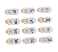 Tofficu 12Pcs Panda Webcam Privacy Cover Ultra Thin Computer Lens Protector Hacking Camera Lid for Laptop and Tablet Unique Design for Safe Digital Life