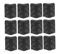 Tofficu 12pcs Plastic Speaker Corner Protectors with Screws Anti-Collision Cabinet Edge Guards for Stage Amplifier Speakers Easy to Install and Reusable Angle Protectors