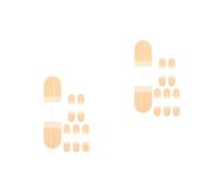 Tofficu 12pcs Quick Stitch Zip Wound Close Bandages Flexible Zipstitch Closure Strips for Wound Care Skin-Colored Emergency Kit Strips for Fast Healing