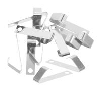 Tofficu 12pcs V Battery Connector Spring Clip for Remote Control and Electronic Repair Parts, Silver Steel Material, Safe and Stable DIY Friendly Design for Home and Workshop Use