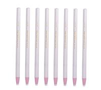 Tofficu 12pcs White Peel-off China Marker Grease Pencil for Ceramic Glass Metal Wood, Easy Remove Wax Crayon for Art, Craft and Industrial Use