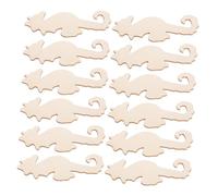 Tofficu 12pcs Wooden Seahorse DIY Craft Slices Lightweight Blank Wood Cutouts for Painting and Decoration Ocean Decor Kit for Creative Nautical Ornaments Projects