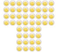 Tofficu 150pcs Bell Balls Plush Toy Insert Sound Maker Plush Dolls for Months Teething Toy