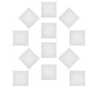 Tofficu 15pcs Mini Square Cotton Canvas Panels 10x10cm for Painting Bulk Art DIY Craft Home Decor Projects