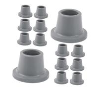 Tofficu 15pcs Rubber Bath Bench Feet Caps Non-slip Replacement Shower Chair Leg Tips for Secure Fit Anti-skid Pads Compatible with Shower Stools and Bath Seats in Home and Healthcare