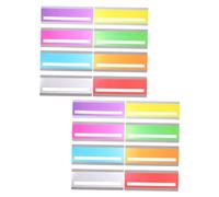 Tofficu 16pcs Colored Reading Guide Strips Lightweight Pet Highlight Bookmarks for Students Comprehension Retention Visual Tracking Tool for Reading Efficiency