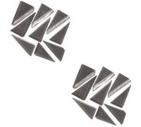 Tofficu 18 pcs High Grade Iron Wooden Handle Wedges Durable Multifunctional Repair Wedge for Handle Replacement and Woodworking Reinforcement