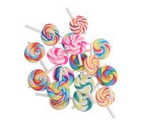 Tofficu 18pcs Colorful Candy Shaped Charms for DIY Jewelry Making Sweet Pendant Accessories for Necklaces Bracelets and Keychains for Creative Expression and Fun Crafts