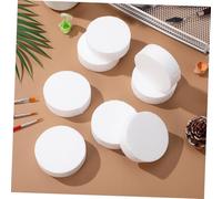 Tofficu 18pcs Round Craft Foam Discs Blank Foam Circles for Painting Modeling Cake Flower Arranging DIY Craft Projects Lightweight