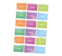 Tofficu 18pcs Russian Recipe Card Dividers Portable Recipe Separators for Organized Cooking Language Practice for Weddings and Housewarmings