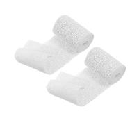 Tofficu 2 Rolls Plaster Cloth Rolls Lightweight Gauze Strips for Belly Casting Mask Making Sculptures and Arts Crafts with Precise Detailing for Body Molds and Landscape Modeling