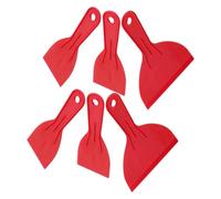 Tofficu 2 Sets Plastic Cleaning Scraper Ergonomic Handle for Removing Thick Dust Kitchen Tool for Cleaning Corners