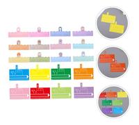 Tofficu 2 Sets Reading Guide Tools Colored Overlay Strips Dyslexia Reading Aid Bookmarks for Focus and Clarity with Handwriting Support for Early Readers