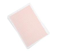 Tofficu 200 Sheets Architecture Supplies Paper Red Square Grid Paper Sheets 9.8x7 Inches Printed on One Side with Crisp Grid Lines for Landscape Design and Technical Drawing