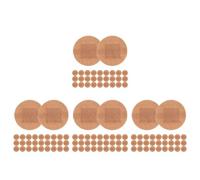 Tofficu 200pcs Breathable Fabric Finger Joint Adhesive Large Round Wound Care Plasters for Blister Prevention and Travel Essentials