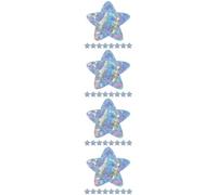 Tofficu 200pcs Star-Shaped Glitter Adhesive Bandages Portable Care Plasters Cute Trauma for Adults
