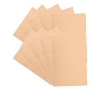 Tofficu 20pcs Blank Writing Paper Braille Writing Sheet Light Brown Paper 4 Line 9 Line Structural Specifications for Practicing Improving Craft Making for Blind People