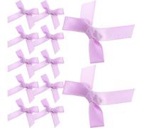 Tofficu 20pcs Bow Hair Clips Hairpins 4cm Stylish Comfortable Sturdy Cloth Metal Hair Accessories for Match with Outfit