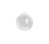 Tofficu 20pcs Clear Faceted Crystal Lighting Balls Pendant for Chandelier Ceiling Light Elegant Reflective Hanging Decorations for Foyer Dining Living Room Bedroom