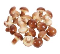 Tofficu 20pcs Foam Mushroom Model Photo Props with Realistic Design, Easy to Clean Decorative Fake Mushrooms for Storefront Display and Early Childhood Teaching