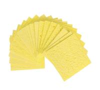 Tofficu 20pcs Hermit Crab Sea Sponges 2.3inch Square Moisture Retention Sponge for Reptile Tank Habitat Humidity Maintenance for Crab Care