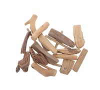 Tofficu 20pcs Natural Driftwood Pieces 3-20cm Small Wooden Blocks for Crafts Aquarium Fish Tank Decoration and Wedding Vase Rustic Wood Logs