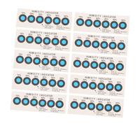 Tofficu 20pcs Portable Humidity Detection Cards with Color Change Indicator Reusable Moisture Monitoring Tool for Homes Offices Warehouses and Laboratories Accurate Humidity Level