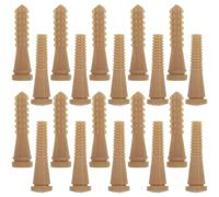 Tofficu 20pcs Poultry Plucking Rubber Stick for Goose and Poultry, Brown | Stable Performance, Portable and Lightweight Design, Quick Hair Removal for Slaughter House Use