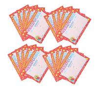 Tofficu 20pcs Student Award Certificates for English Printed Recognition Awards Motivational Teaching Supplies Colorful Classroom Achievement Certificates Confidence Boosting Rewards for