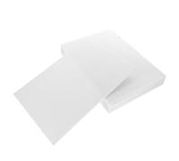 Tofficu 20PCS White Foam Printing Plates for DIY Printmaking and Stamp Making Foam Sheets for Classroom Crafts Scrapbooking Card Making Craft Boards for Collaborative Art Projects