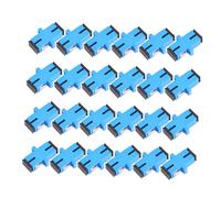 Tofficu 24pcs Optical Fiber Coupler Adapter Low Insertion Loss Hanging Panel Mount Design Compatible with Local Area Networks Optical Communication Systems Reliable Fiber Optic Connection