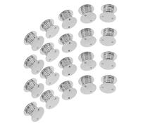Tofficu 25pcs Metal Spring Base for Wobble Dolls and Dashboard Dancing, Lightweight Construction with Vibrant Movement, Silver Metal Material Suitable for Home and Table Ornaments