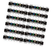 Tofficu 25pcs Thermometer Strips Temperature Sticker Pet Lcd Easy to Use Temperature Measurement for Laboratory Beakers and Urine Collection Bottles