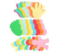 Tofficu 27pcs Hand Cutouts for Crafts Paper Decorations for Classroom and Office Creative Wall Art for Teachers and Boy Girl Easy to Apply and Remove
