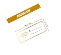 Tofficu 2pcs Acrylic Wifi Sign Board Reusable Wifi Password Display for Home Office Guests Network Coverage Reminder Design