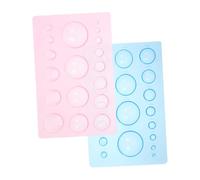 Tofficu 2pcs and Clay Tool Set Half Round Ball Shape Mold for Polymer Clay Tools and Supplies Handcrafts