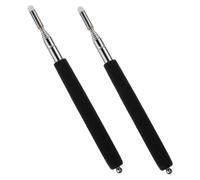 Tofficu 2pcs Extending Stainless Steel Classroom Pointer Stick Teaching Aid Whiteboard Presenter for Learning and Presentation