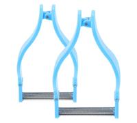 Tofficu 2pcs Facial Hair Remover Epilator for Women, Handheld Manual Upper Lip Threading Tool, Portable Blue Spring Facial Hair Removal Roller for Sensitive Skin