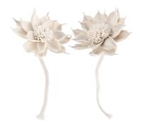 Tofficu 2pcs Fireless Gardenia Flower Scent Diffuser Sticks with Cotton Rope, Natural Aromatherapy Reed Diffusers for Bathroom and Living Room Home Fragrance