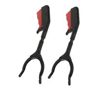 Tofficu 2pcs Garbage Picker Grabber with Upgraded Thickened Iron Rod 28cm Long Handle Trash Grabber Tool for Outdoor Sanitation and Seniors, Lightweight Reaching Aid for Litter Collection