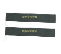 Tofficu 2pcs Heavy Duty Flood Control Sandbags for Flooding Protection Absorbent Canvas Bags Reusable Long Flood Barrier Bags for Hurricanes and Water Damage Prevention