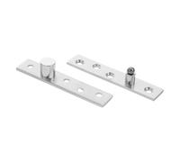 Tofficu 2pcs Invisible Stainless Steel Pivot Door Hinge Concealed Rotation Central Pivot for Hidden Wood Doors Minimalist Modern Hardware for Secret Cabinets and Interior Home Decor