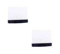 Tofficu 2pcs LED Panel Reading Light Eye Protection Flicker LED Lamp Lightweight Portable Night Reading Light for Studying and Working Black Without Battery