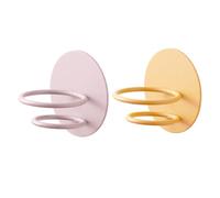 Tofficu 2pcs Makeup Egg Wall Rack Bathroom Sponge Egg Storage Racks Carbon Steel Wall-mounted Hanging Small Sundries Organizer Chic Cartoon Design for Indoor Storage and Organization