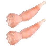 Tofficu 2pcs Manual Guasha Acupressure Tools Acupoint Massage Tools with Ergonomic Integrated Lotus Shape Design Soothing Face Skin Rejuvenation for Home Use Unisex