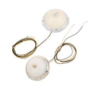 Tofficu 2pcs Miniature Dollhouse Ceiling Lights Small Led Lights for Dollhouse Decorations Scale Round Lamps for Miniature House Lighting Easy Install