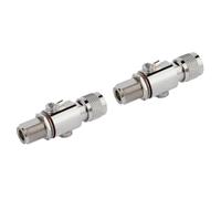 Tofficu 2pcs N Type Arrestor Protector Dc Cable Protector Low Loss High Frequency Surge Protection for Antenna Equipment Easy to Install with Stable Performance