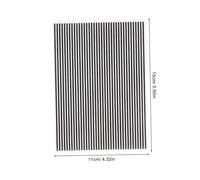 Tofficu 2pcs Plastic Embossing Folders Vertical Stripe Texture Stencil Templates for Scrapbooking Card Making Paper Crafting DIY Embossing Die