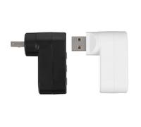 Tofficu 2pcs Plastic USB 2.0 Hub 3 Ports Hub Data Transmission Charging Multi-port Adapter Compatible with Mobile Hard Disk Card Reader